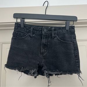 Black Jean Shorts